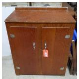 Cabinet, Approx 34.5" h x 30.5" w x 19" d