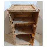 Primitive Box, Approx 15" h x 33.5" w x 18" d