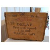 Western Blasting Cap Box, Approx 8 x 20.5 x 11