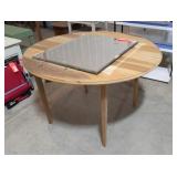 Beveled Mirror, Approx 30 x 24 & Table