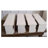 Four Shelves, Approx 9" h x 24" w x 7" d