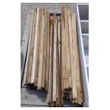 Three Piles of Wooden Slats