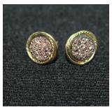 14 k Italy earrings