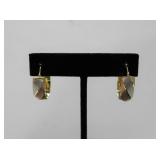 14 K Gold Italy hoops