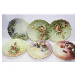 Set of 6 GDA Limoge France plates