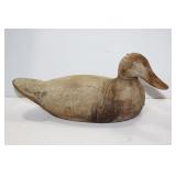 Very early wooden duck decoy