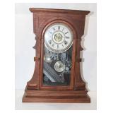 Waterbury 8 day calendar mantle clock