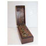 Antique NEWARK scales in box