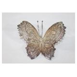 Sterling Silver Antique Butterfly Brooch