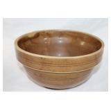 Vintage USA 9 Inch Tan Mixing Bowl