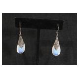 925 dangle iridescent earrings