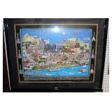 Serigraph 33/375 Nashville solid gold by Roxy