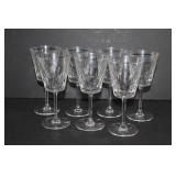 VINTAGE TIFFIN/FRANCISCAN CRYSTAL LISETTE glasses