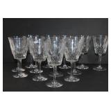 VINTAGE TIFFIN/FRANCISCAN CRYSTAL LISETTE glasses