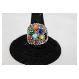 Multi stone 925 size 8