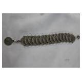 Italy souvenir coin bracelet