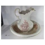 ANtique PItcher and Wash Basin