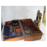Antique R Fuess No. 392 Petrological Microscope