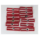 Vintage Red and White Patch -Boy Scout? Military?