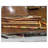 Misc Lot of Canes - with with Knife