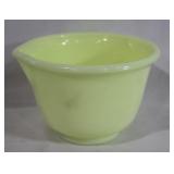 Vintage vaseline custard mixing bowl
