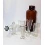 Large lot of medical beakers