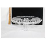 Mikasa crystal cake stand