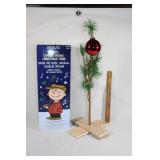 Peanuts Charlie Brown Musical Christmas tree-works