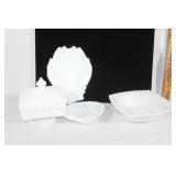 Large lot of VTG milk glass