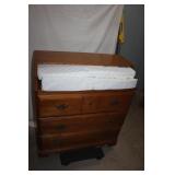 VTG wooden changing dresser