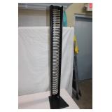 Tall metal CD rack