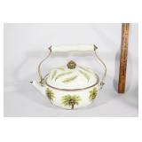 PalmGrove Hand painted collection enamel teakettle