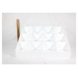 White wooden Small display shelf