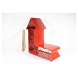 Metal arrow wine holder