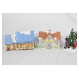 Blacksmith House, Railroad Station & Tree Decor