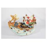 Musical Santa and Reindeer- Plays Santa Coming to