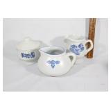 Pfaltzgraff Stoneware Sugar Creamer etc.