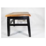 Small Wooden Step Stool with Built in Handle