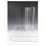 Acrylic Rectangle Display Stand and VAse