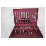 Vintage William Rogers Silver Overlay Flatware Set