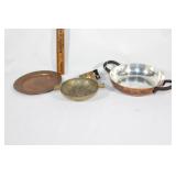 Brass ashtray,copper plate,Copper World Market pan