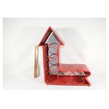 Metal arrow wine holder