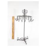 Metal jewelry rack