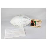 New England Patriots 7 Team Member Signed Football