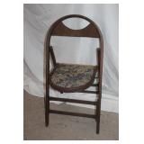 Antique folding chair