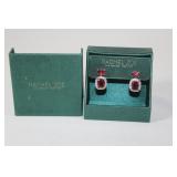 Rachel Zoe Sterling and CZ Dangle Earrings