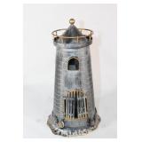Metal Lighthouse Candle Holder