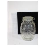 Cracker Barrel Cookies glass jar