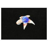 Murano Glass Starfish necklace charm