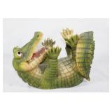 Resin Alligator Wine Bottle Holder
